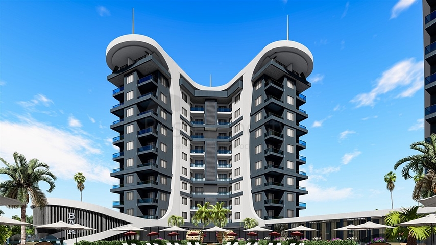 Проект с отельной инфраструктурой в курортном районе Авсаллар