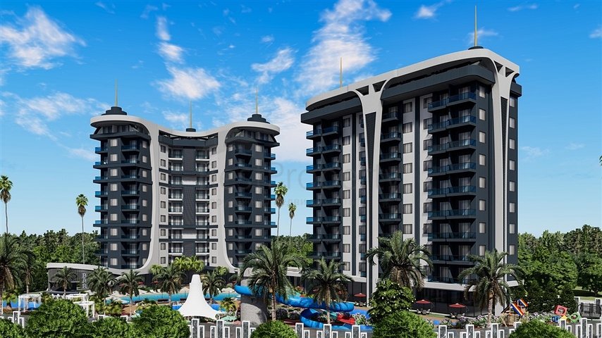 Проект с отельной инфраструктурой в курортном районе Авсаллар