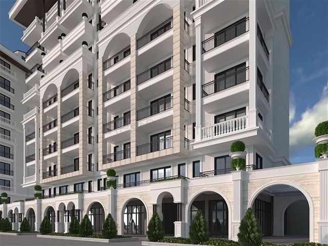 Двухкомнатная квартира в новом комплексе в районе Клеопатра