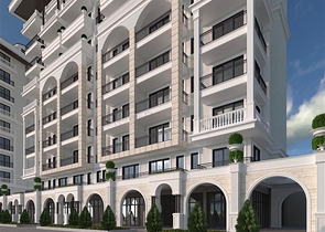 Двухкомнатная квартира в новом комплексе в районе Клеопатра