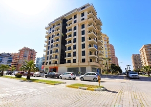 Квартира с видом на море в новом комплексе Махмутлара