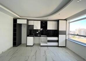 Квартира с видом на море в новом комплексе Махмутлара