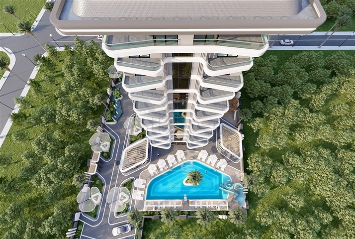 В продаже изумительный пентхаус 2+1 в районе Махмутлар 