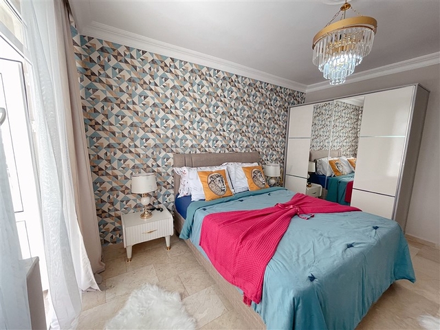 Апартаменты 2+1 с новой мебелью и техникой в центральном районе Oба