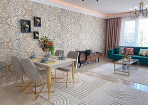 Апартаменты 2+1 с новой мебелью и техникой в центральном районе Oба