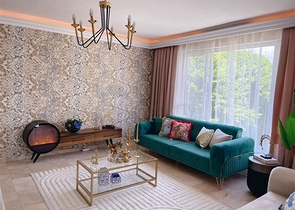 Апартаменты 2+1 с новой мебелью и техникой в центральном районе Oба