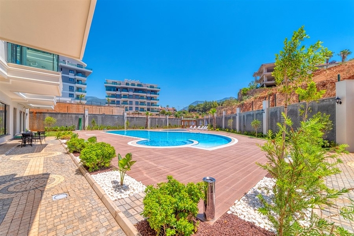 Пентхаус 2+1 в новом комплексе в районе Алании Оба