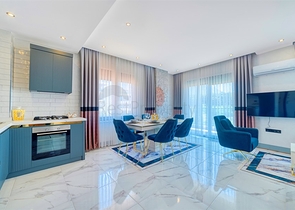 Пентхаус 2+1 в новом комплексе в районе Алании Оба