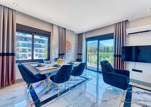 Пентхаус 2+1 в новом комплексе в районе Алании Оба