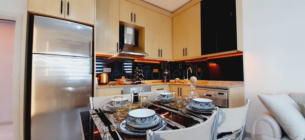 Уютная трехкомнатная квартира в центре района Махмутлар