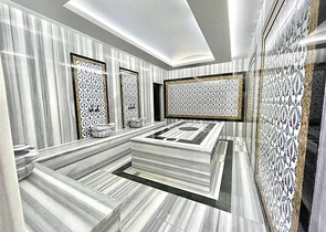 Уютная двухкомнатная квартира в жилом комплексе в центре Алании