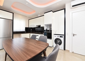 Меблированная квартира 1+1 в Махмутларе с видом на море