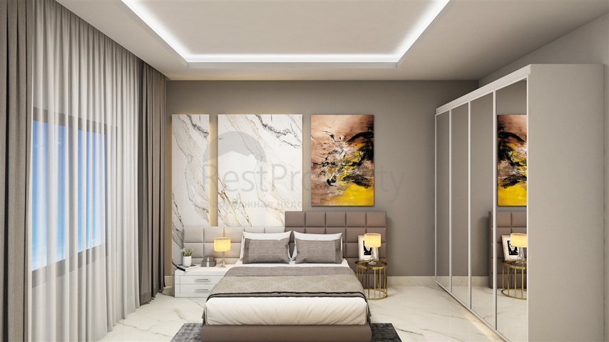 Новый проект районе пляжа Клеопатра в 200 м от моря