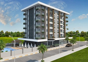 Новый проект районе пляжа Клеопатра в 200 м от моря