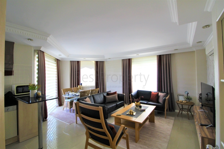 Апартаменты 2+1 в спокойном и спальном районе Джикджилли 