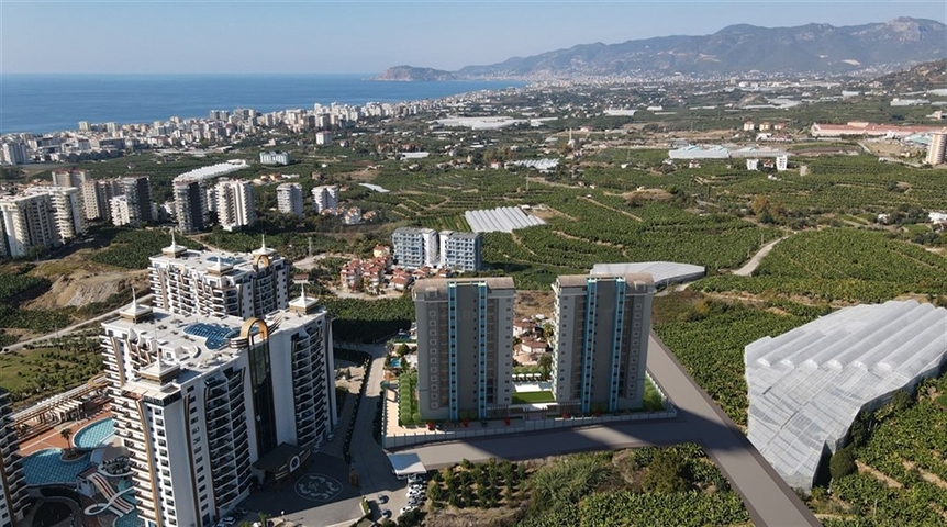 Двухкомнатная квартира в районе Махмутлар