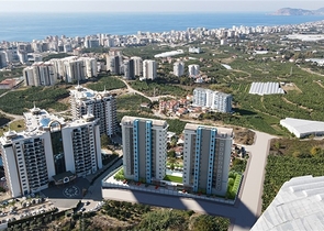 Двухкомнатная квартира в районе Махмутлар