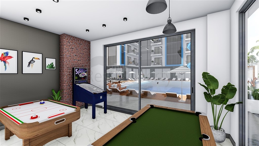 Квартира 1+1 в районе Оба