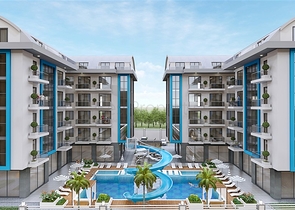 Квартира 1+1 в районе Оба