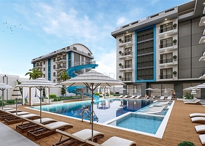 Квартира 1+1 в районе Оба