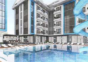 Квартира 1+1 в районе Оба