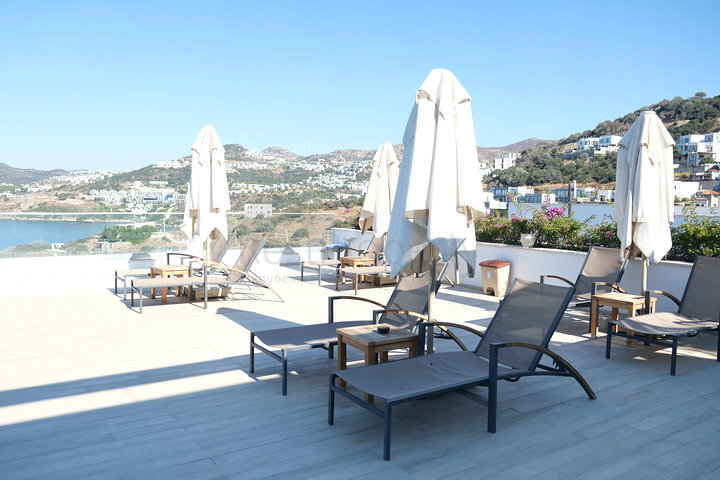 Видовые апартаменты 2+1 с террасой в районе Коюнбаба