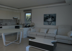 Видовые апартаменты 2+1 с террасой в районе Коюнбаба