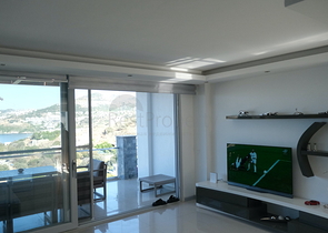 Видовые апартаменты 2+1 с террасой в районе Коюнбаба