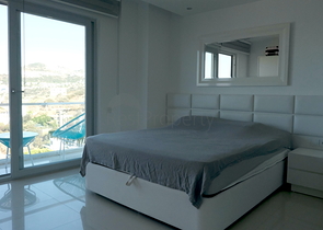 Видовые апартаменты 2+1 с террасой в районе Коюнбаба