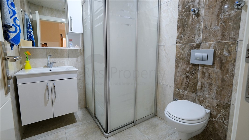 Меблированная трехкомнатная квартира в центре Алании