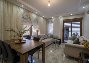 Меблированная трехкомнатная квартира в центре Алании