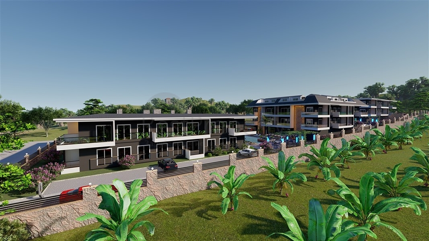 Квартира 2+1 с мебелью и техникой в новом комплексе в районе Инжекум 