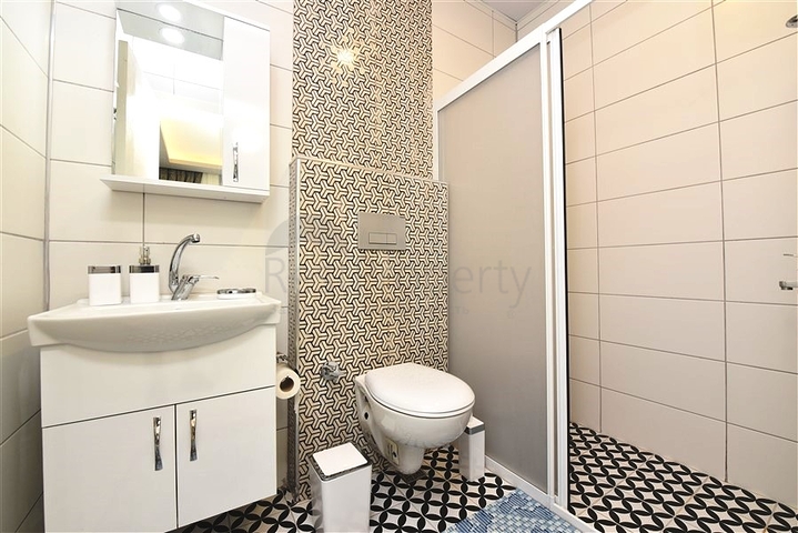 Квартира 2+1 с мебелью и техникой в новом комплексе в районе Инжекум 