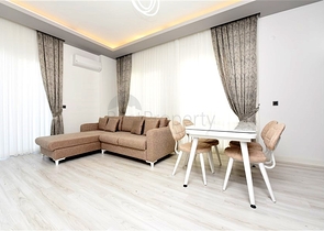 Квартира 2+1 с мебелью и техникой в новом комплексе в районе Инжекум 