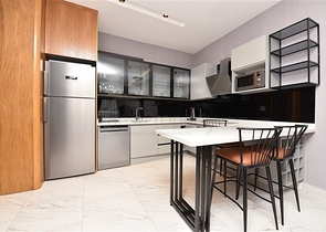 Шикарная квартира на первой линии в районе Каргыджак 