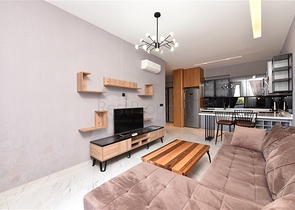 Шикарная квартира на первой линии в районе Каргыджак 