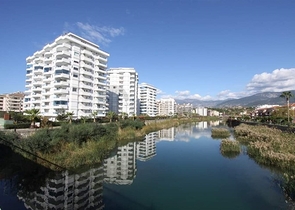 Квартира 2+1 на первой береговой линии в Тосмуре