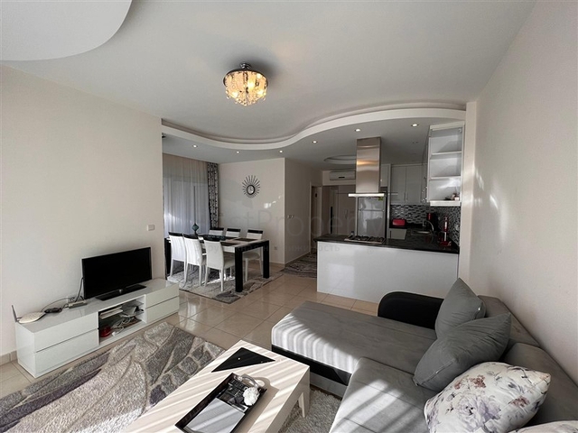 Апартаменты 2+1 в 300 метрах от Средиземного моря в Махмутларе 