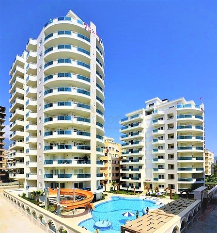 Апартаменты 2+1 в 300 метрах от Средиземного моря в Махмутларе 