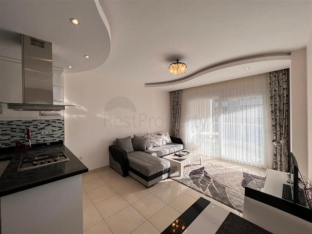 Апартаменты 2+1 в 300 метрах от Средиземного моря в Махмутларе 