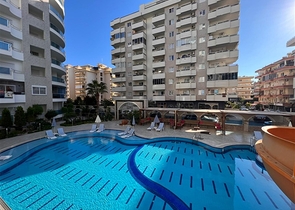 Апартаменты 2+1 в 300 метрах от Средиземного моря в Махмутларе 