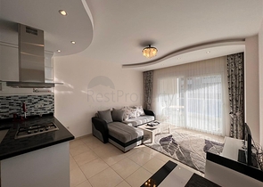 Апартаменты 2+1 в 300 метрах от Средиземного моря в Махмутларе 