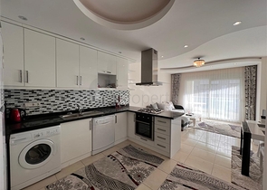 Апартаменты 2+1 в 300 метрах от Средиземного моря в Махмутларе 