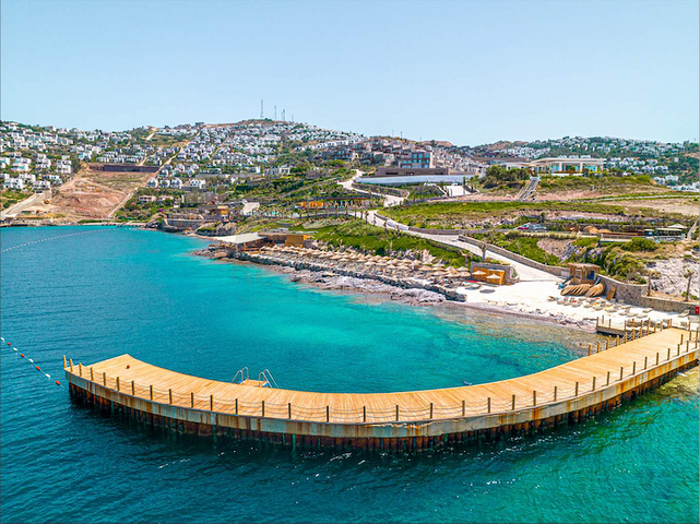 Вилла 3+1 в элитном комплексе с видом на море в районе Ялыкавак