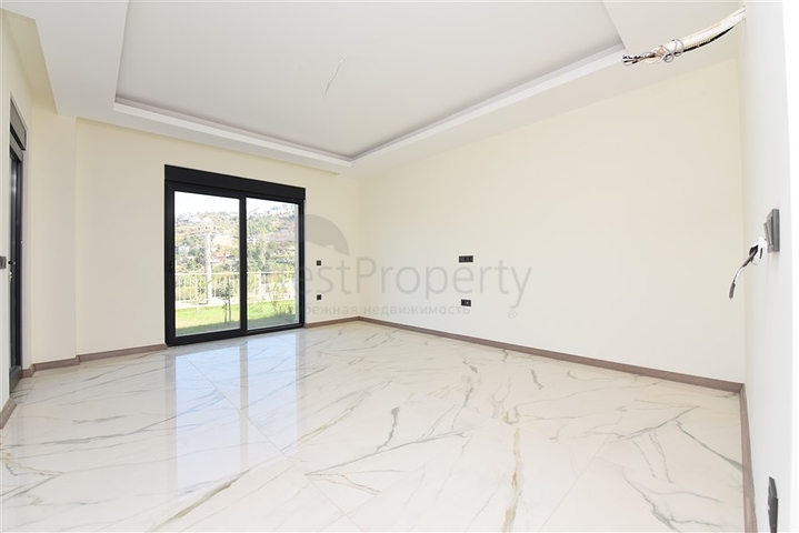 Вилла 3+1 в озелененном районе Каргыджак