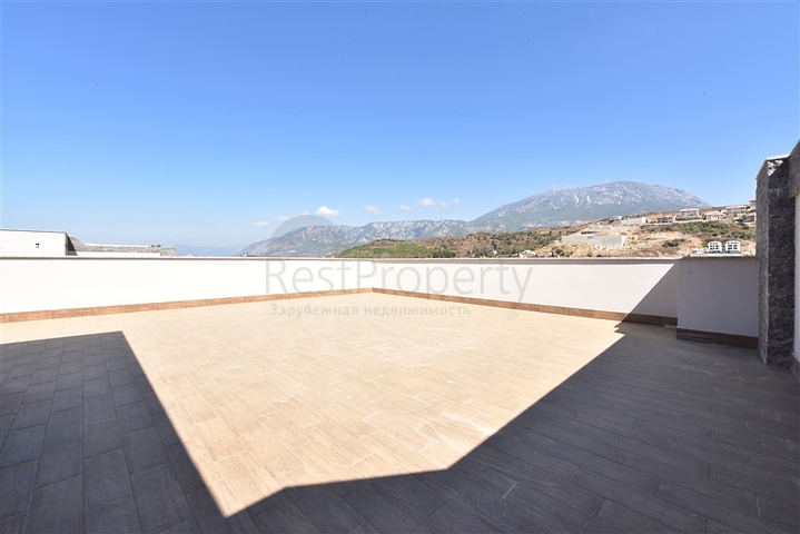 Вилла 3+1 в озелененном районе Каргыджак