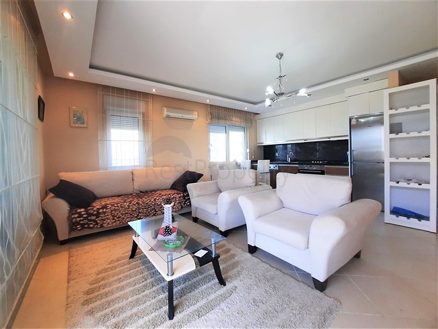 Квартира планировкой 1+1 с видом на море в районе Кестель