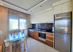 Квартира планировкой 1+1 с видом на море в районе Кестель