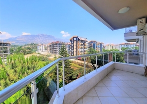 Квартира планировкой 1+1 с видом на море в районе Кестель