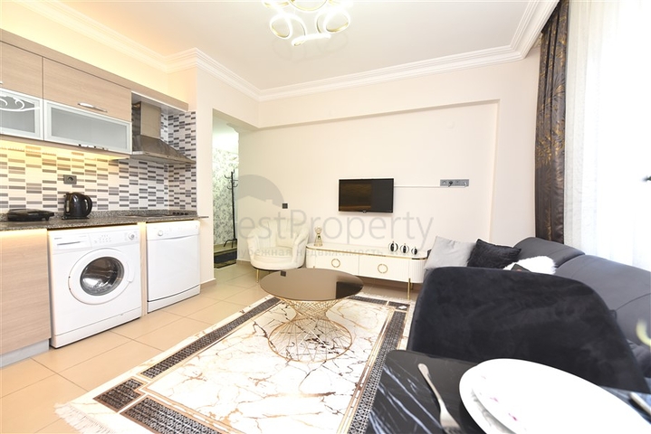 Квартира 2+1 в уютном озелененном комплексе в Оба